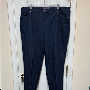 Gloria Vanderbilt Amanda Dark Wash Indigo Denim Jeans